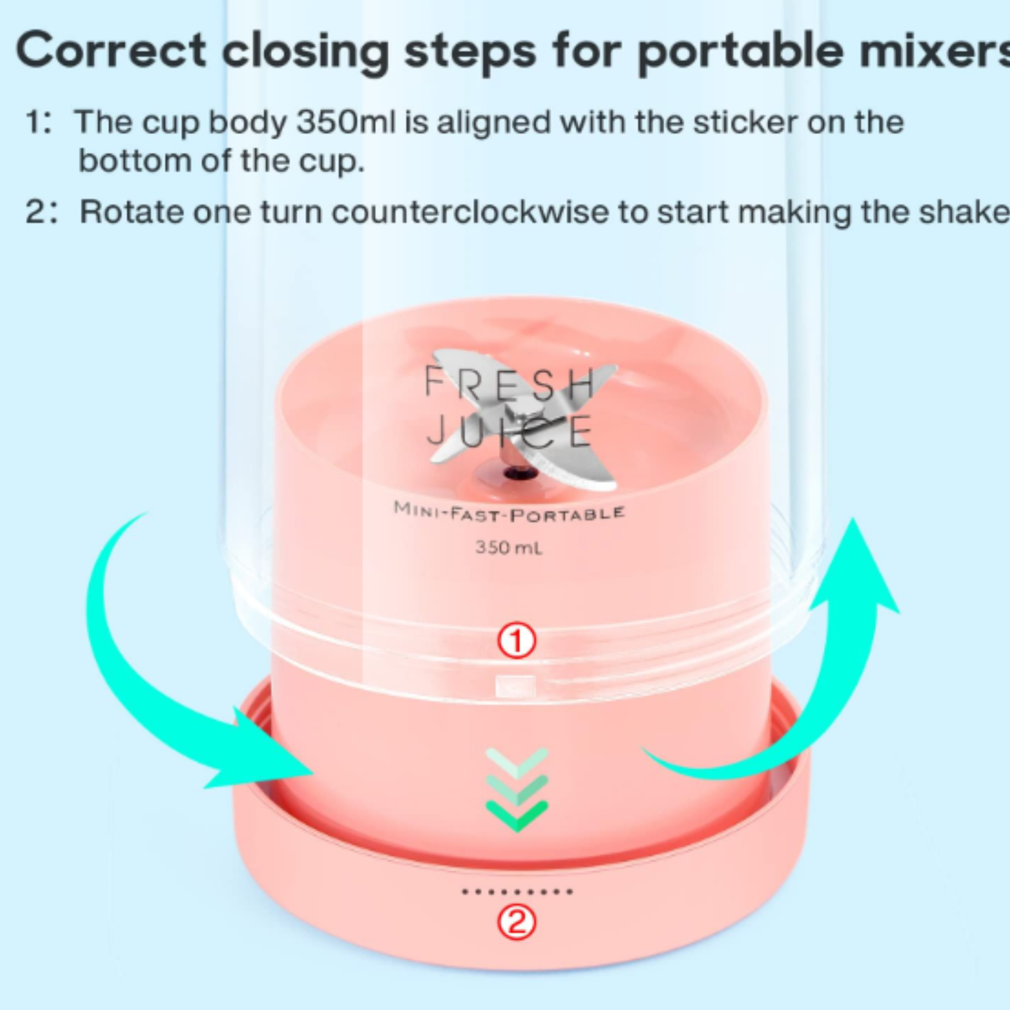 Botella Licuadora Portátil - USB