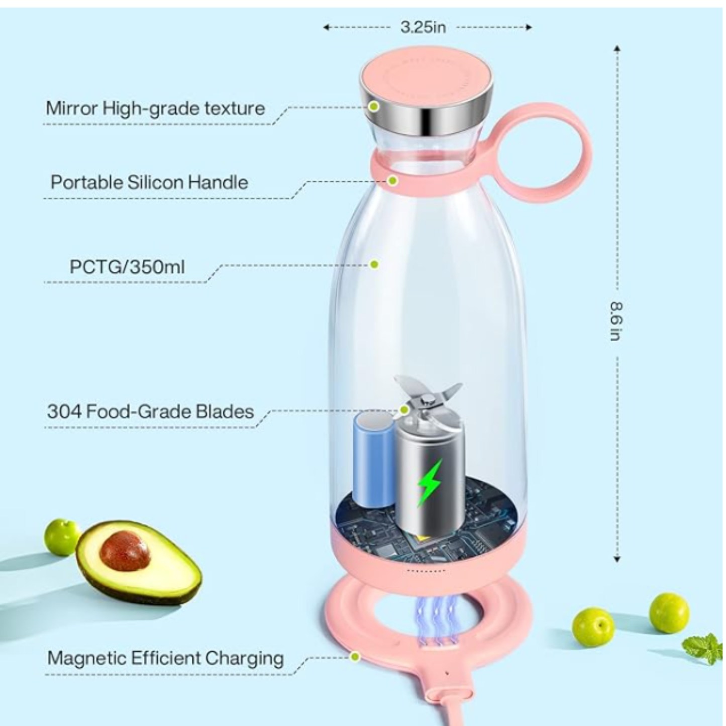 Botella Licuadora Portátil - USB